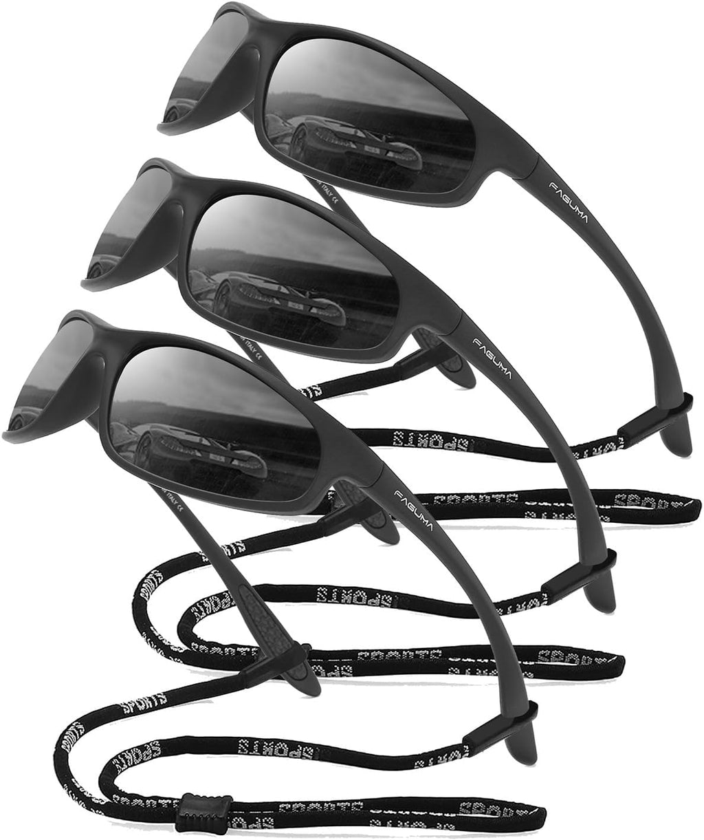 Polarized Sports Sunglasses For Men UV400 Protection | Cycling Driving Fishing