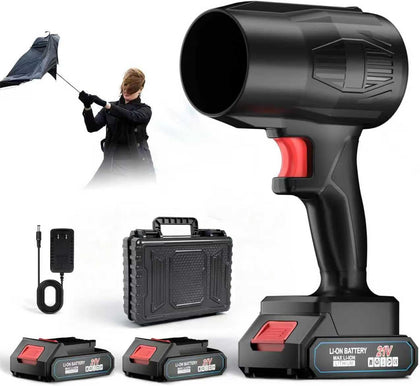 Leaf Blower, Electric Cordless Leaf Blower，Lightweight Handheld Blower | 990000 RPM High-Speed,6000MAh Large-Capacity