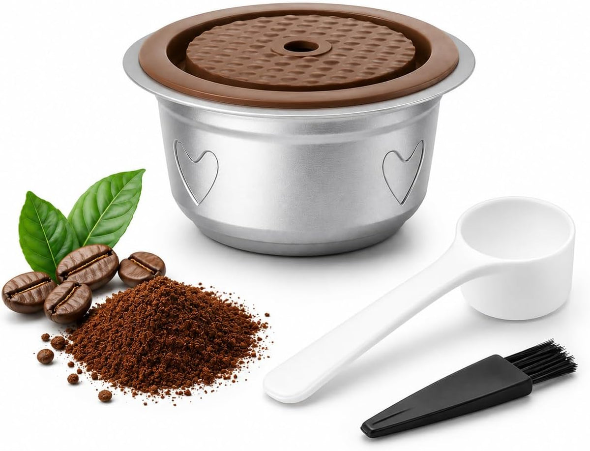 Reusable Coffee Pods for Nespresso Vertuo Pop, Next & Plus