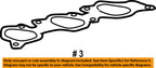 TOYOTA 17177-AD010 Engine Intake Manifold Gasket
