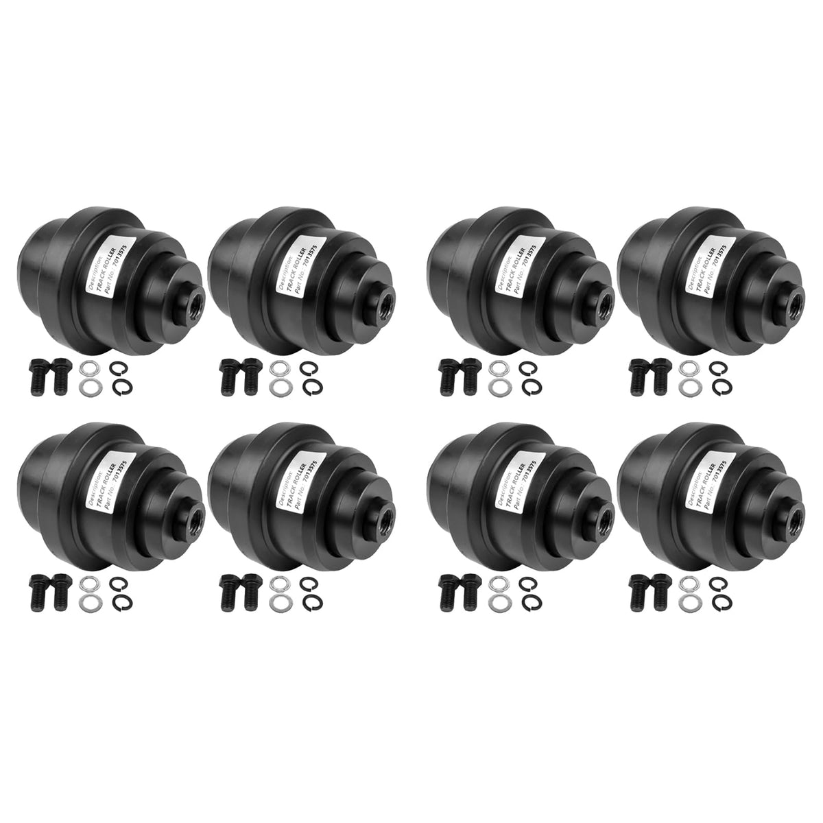 Flynsu (8-Pack Bottom Track Roller 7013575 Replacement for Bobcat 225 325 328 329 331 334 335 425 428 430 E25 E26 E32 E34 E35 E37 E42 Mini Excavators