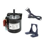 60KTYZ 110V 60-72RPM Permanent Magnet Synchronous Gear Motor with Fixed Bracket and Power Cord Switch Plug