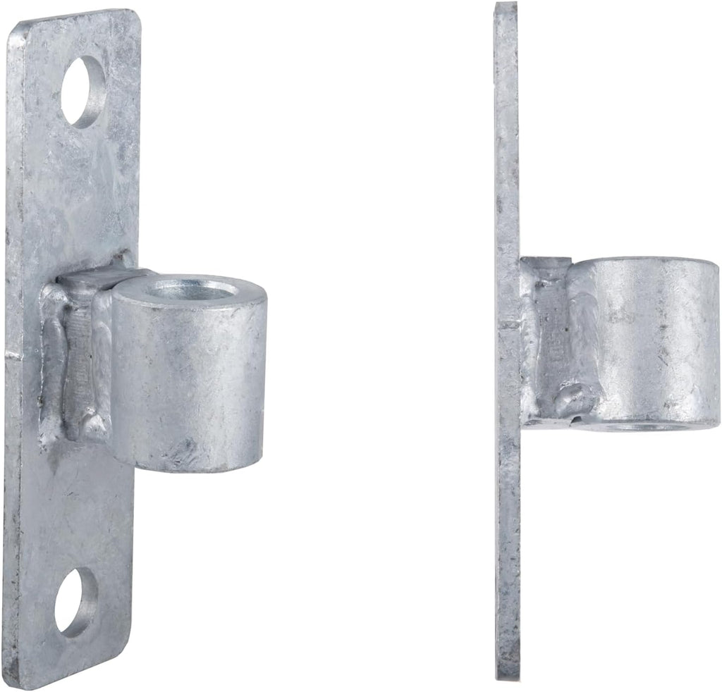 Gate Hinge Wall Mount Gate Hinge for 5/8'' Pin Chain Link Fence Post Hinge (2 Pcs)