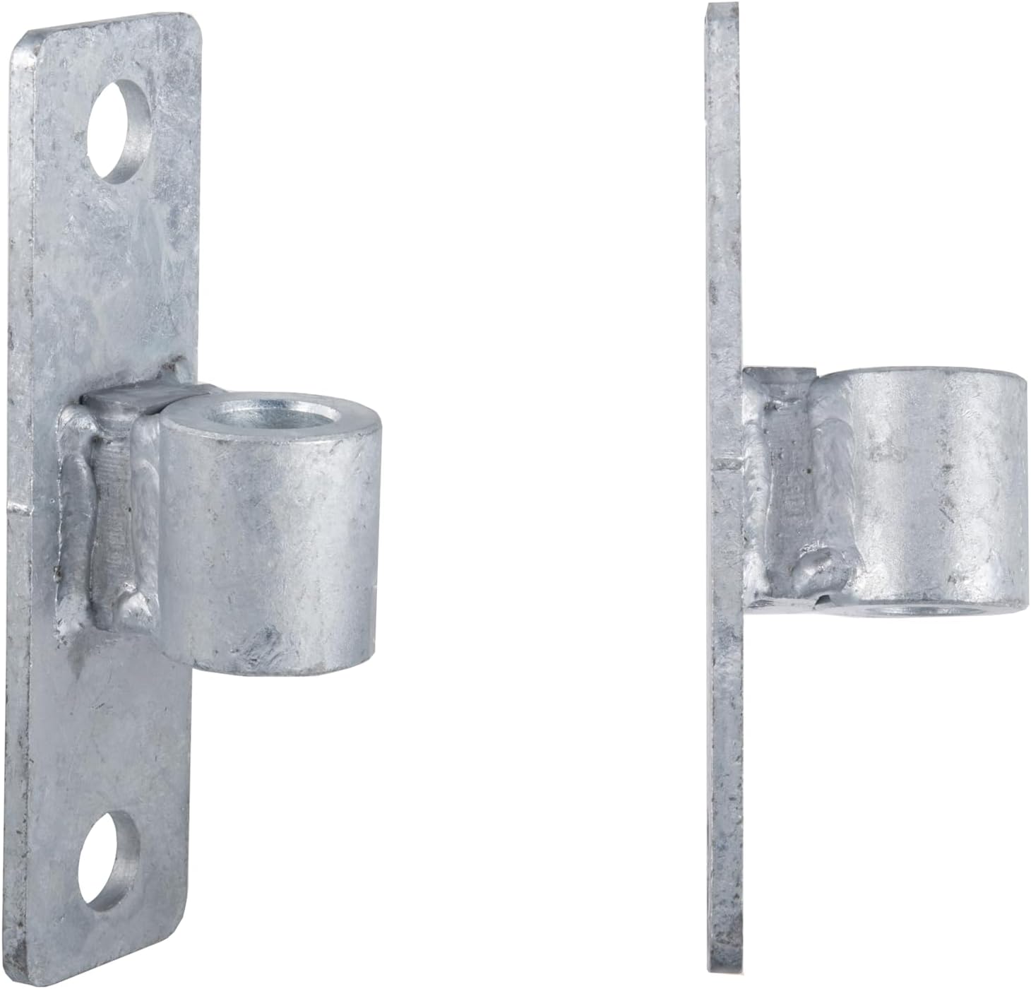 Gate Hinge Wall Mount Gate Hinge for 5/8'' Pin Chain Link Fence Post Hinge (2 Pcs)
