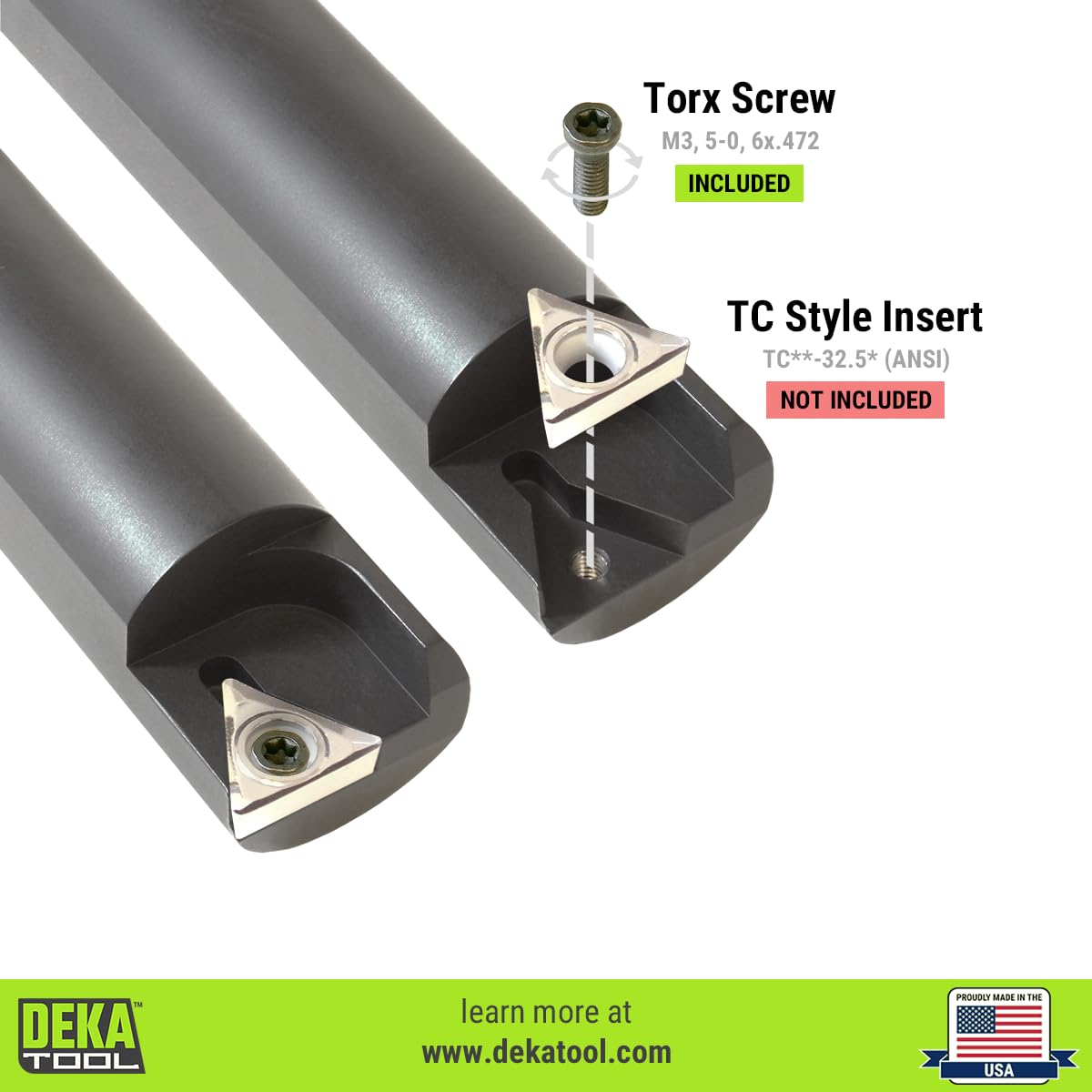 B52 Fly Cutter, 8" Cutting Diameter, Single Insert Milling Cutter, Manufactured in The USA