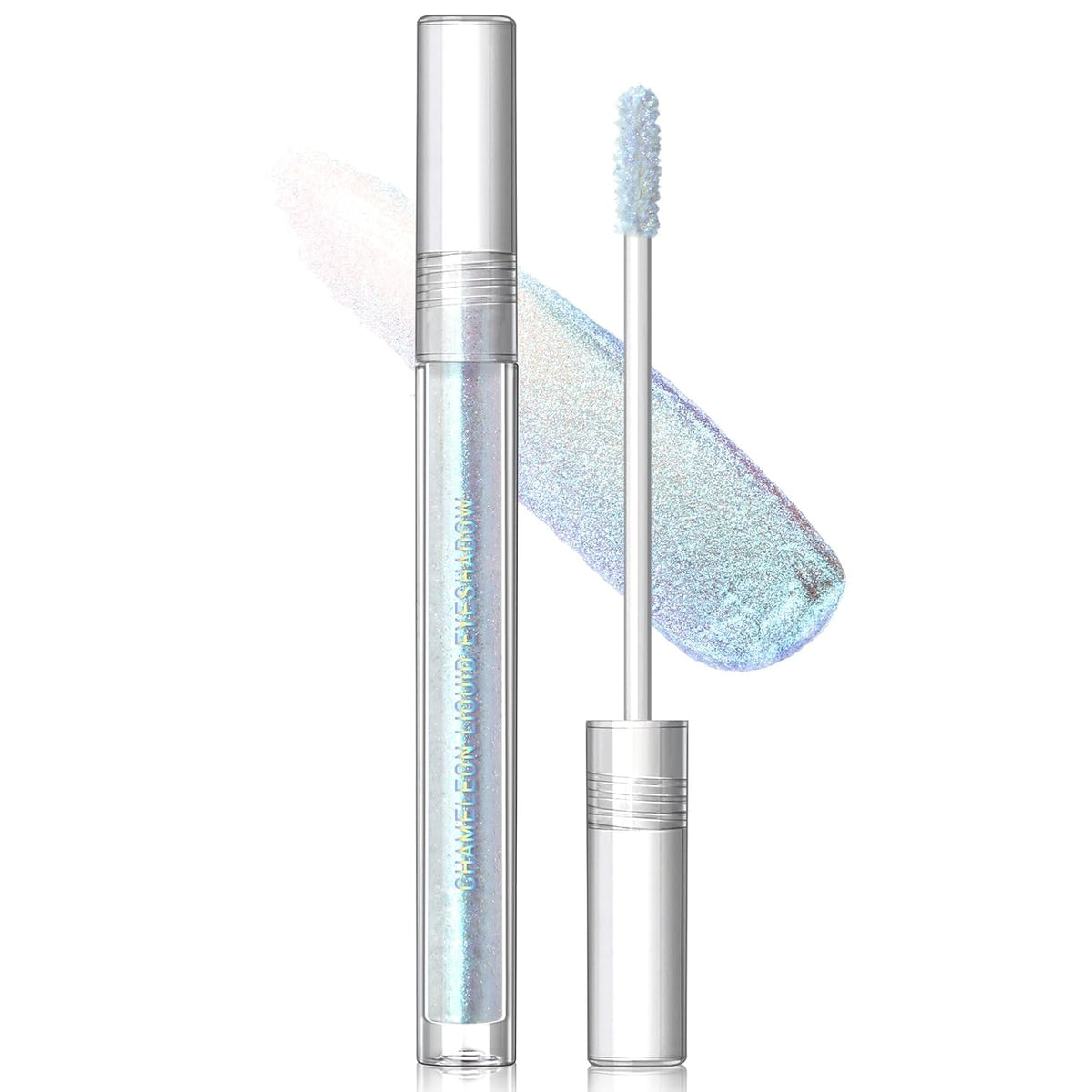 Holographic Duochrome Glitter Eyeshadow, Metallic Shimmer Liquid Eyeshadow Inner Corner Eye Brightener Highlighter