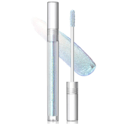 Holographic Duochrome Glitter Eyeshadow, Metallic Shimmer Liquid Eyeshadow Inner Corner Eye Brightener Highlighter
