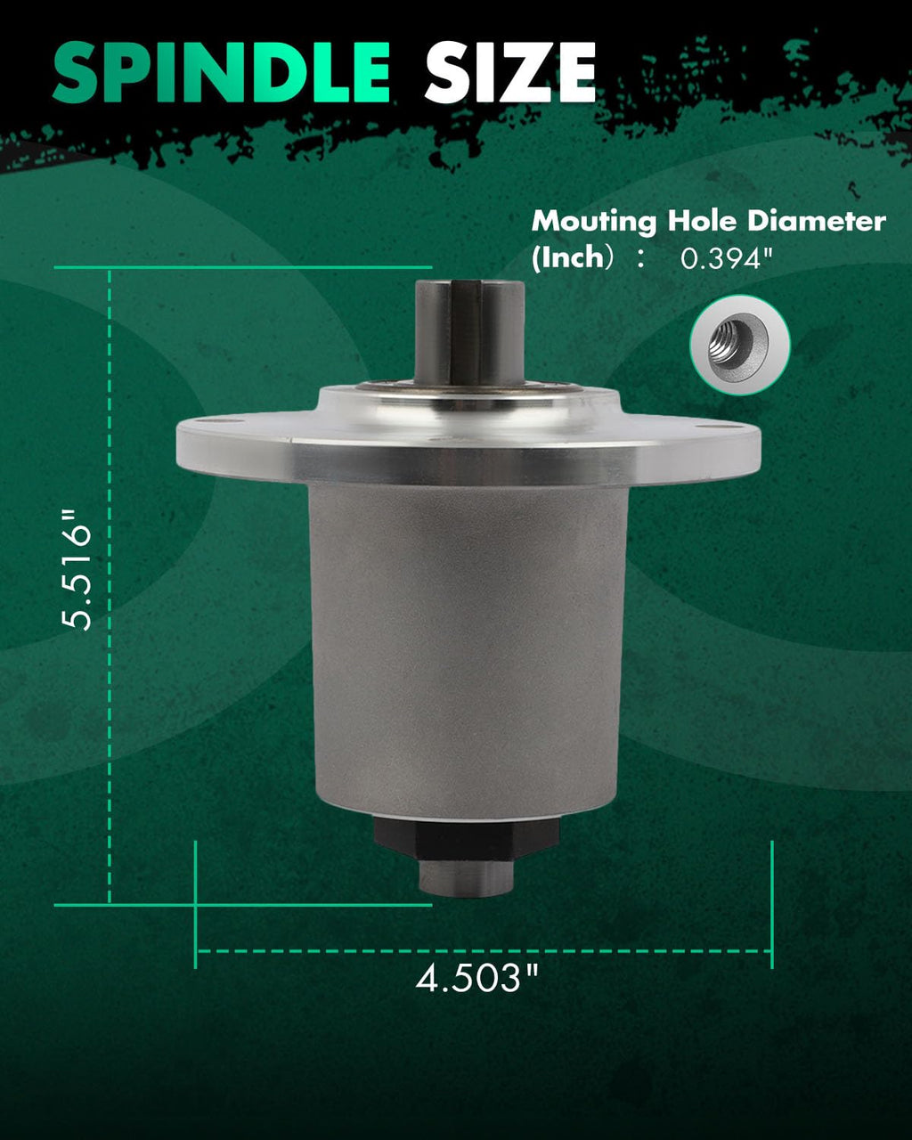 SCITOO Mower Spindle Assembly Replacement for BUNTON-Goodall 2720759