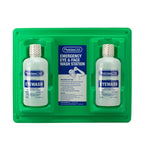 Wall-Mount Eyewash Station with Two 32 oz Bottles