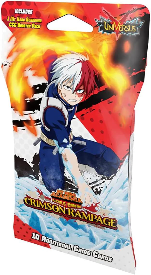 My Hero Academia Collectible Card Game Series 2 Unlimited Crimson Rampage Booster Display | 240-card 24-Pack Booster