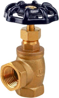 Everflow Supplies 74342-NL 3/4" ANGLE NO LEAD SHORT GLOBE VALVE WITH FEMALE THREADED IPS CONNECTIONS