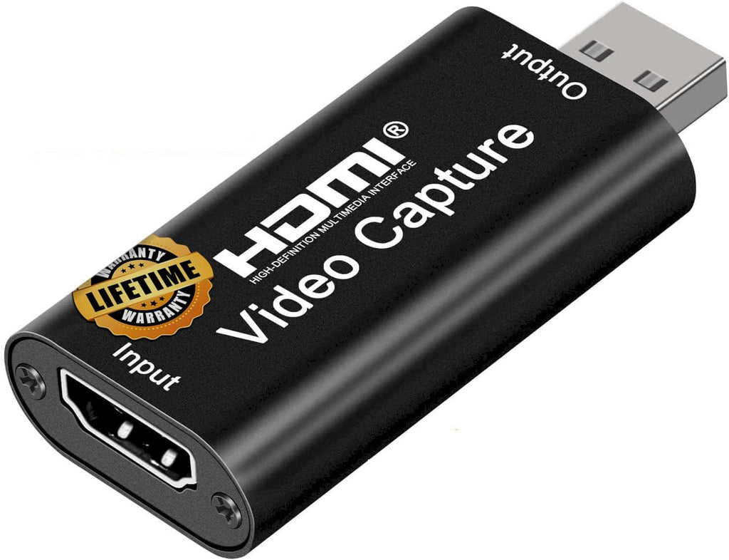 AXHDCAP 4K HDMI Video Capture Card, Cam Link Card Game Audio Adapter HDMI to USB 2.0 Record Capture Device for