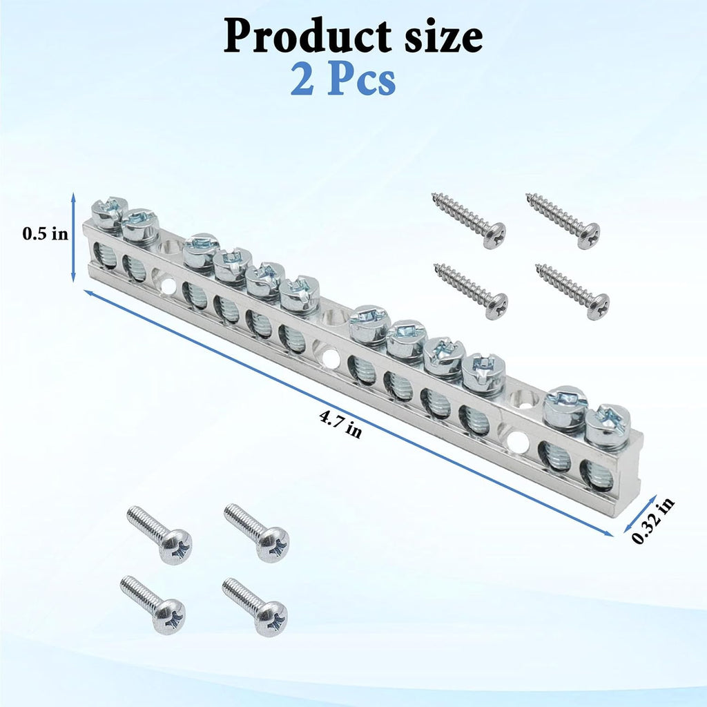 Ground Bar Kit for Square D 2 Pack