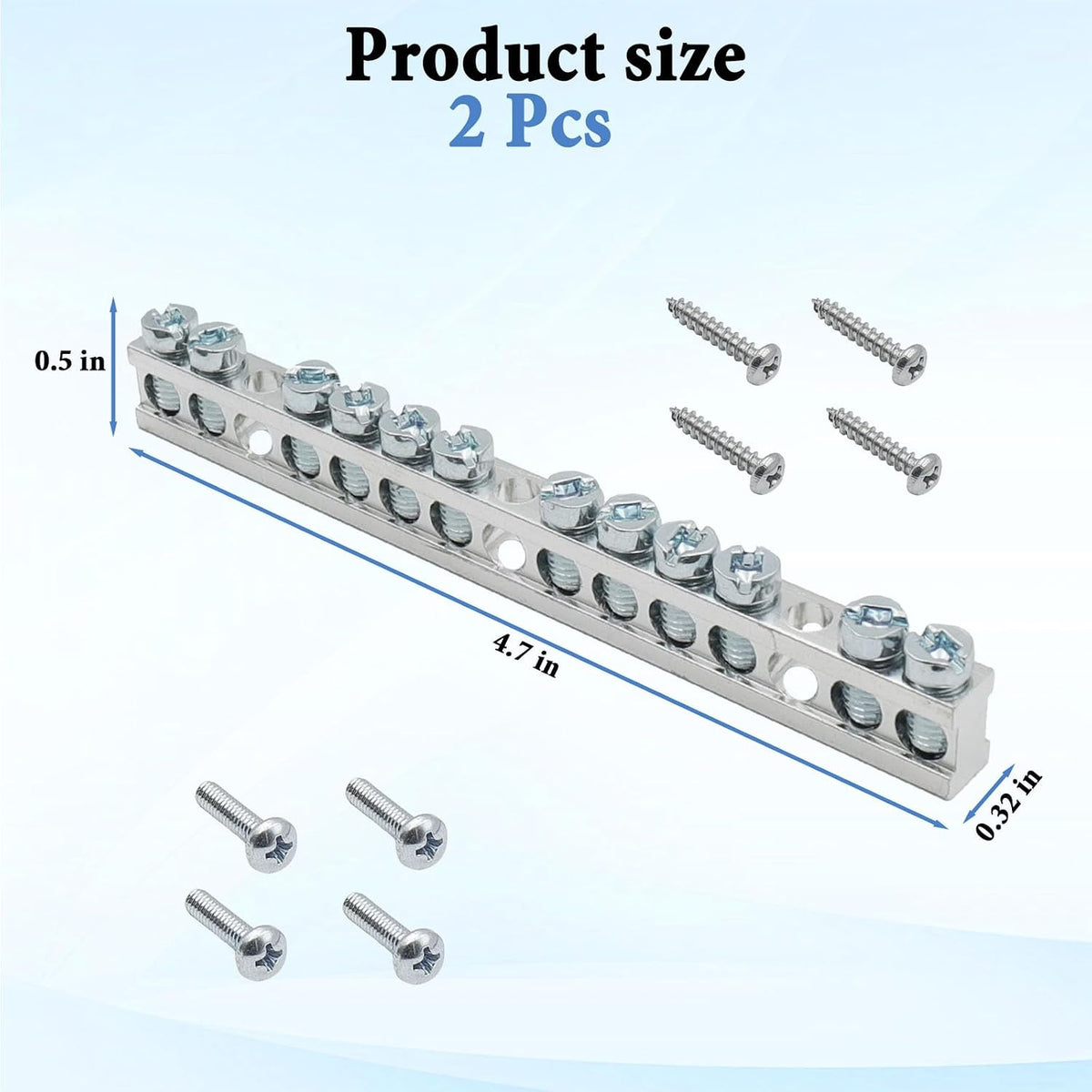 Ground Bar Kit for Square D 2 Pack