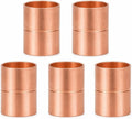 Angry Pony 3/4 Inch ID Copper Coupling, HVAC Copper Fittings, 5 Pack