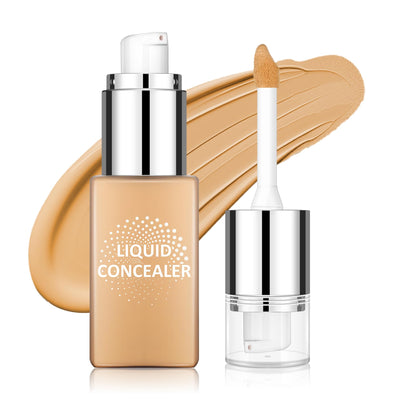 Liquid Concealer, Full Coverage Under Eye Concealer for Mature Skin -Medium