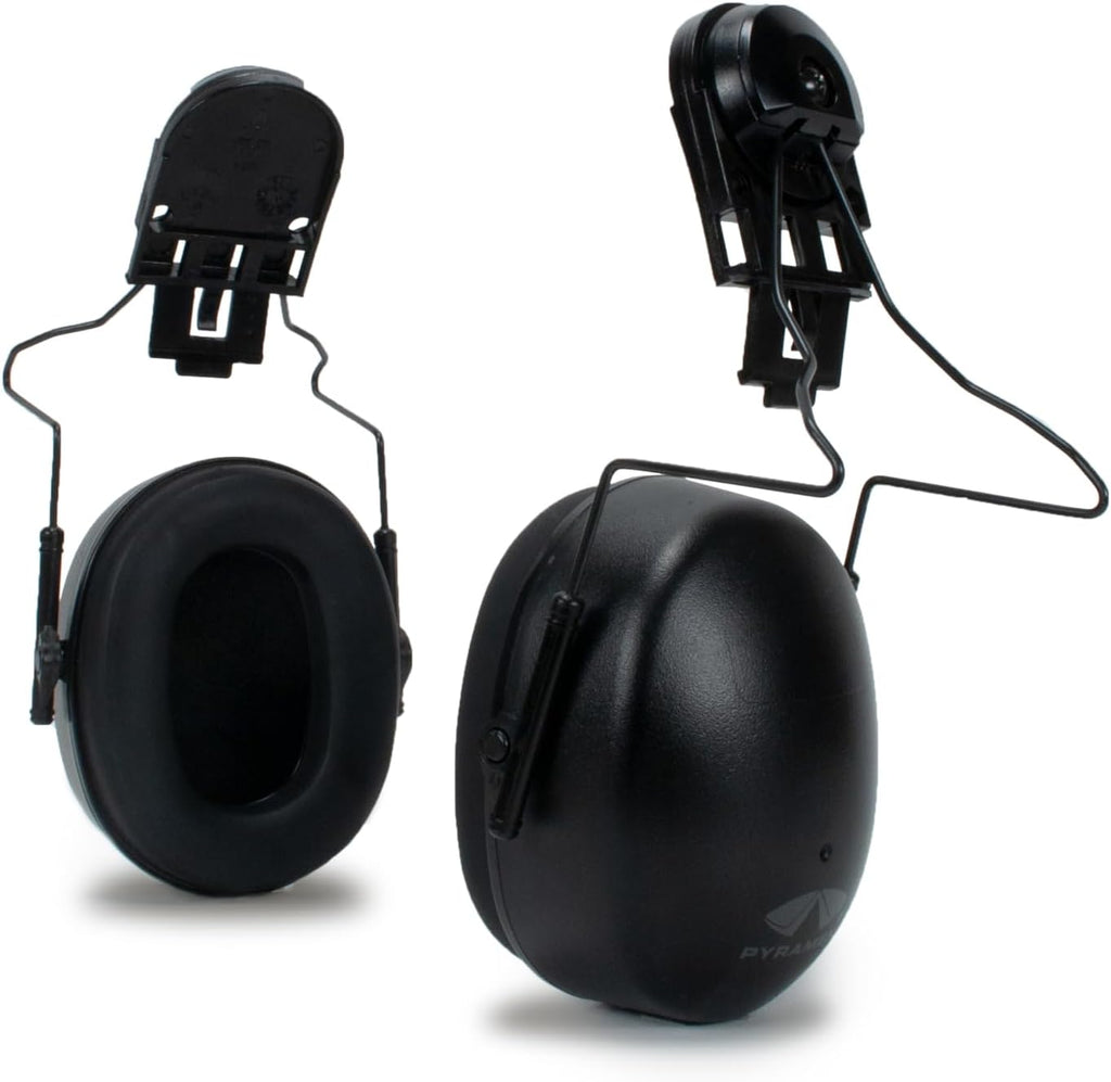 Mounted Earmuffs For Full Brim Hard Hats