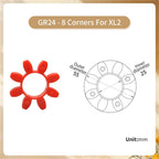 Spider Coupling Insert Star Type XL Model GR14-GR90 1Pcs(GR24)