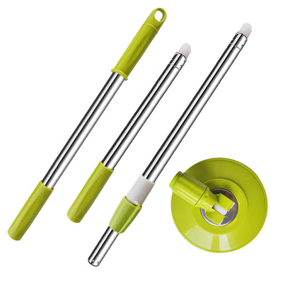 Extended Spin Mop Replacement Mop Handle, Upgraded 60-inch 360 Degrees Rotating Telescopic Replacement Mop Stick for