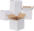 Shipping Boxes 4x4x4 inches (Inner Size), 50 Pack Sturdy Kraft Corrugated Small Cardboard Boxes for Mailing