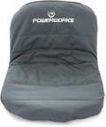 Weatherproof Deluxe Riding Lawn Mower Seat Cover, Medium, Black | For Seats 12.4-14.1" High, 600D Oxford