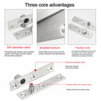2-Pack Center Pivot Hinges, 360° Hidden Door Hinges, 3.74 x 0.79 in, Medium