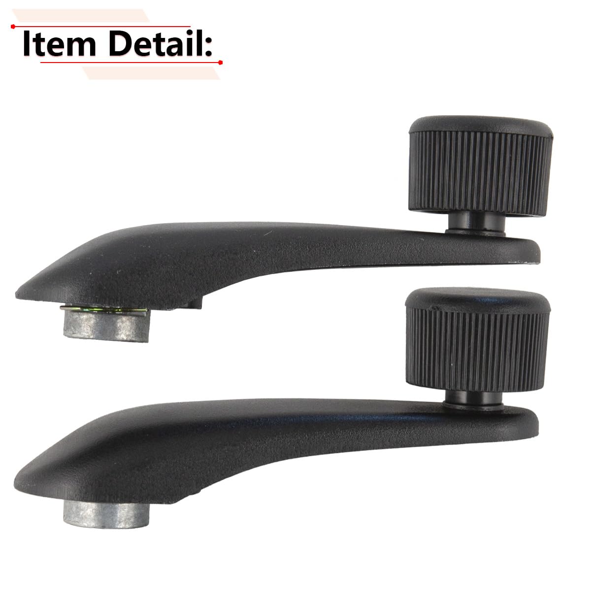 1Pair Window Crank Handle Fit for Chevrolet GMC Cadillac Models