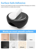 Shintop 6pcs Cord Holder for Nightstand, Self-Adhesive Cable Clips