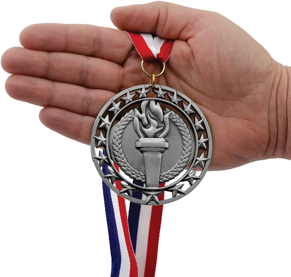 Hodges Award Medals - Gold, Silver, and Bronze Award Medals - 3 Pack | Award Medals