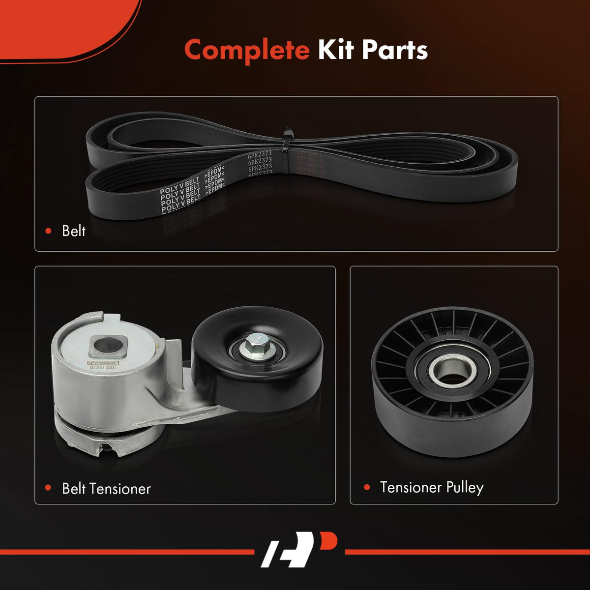A-Premium Engine Serpentine Belt Drive Kit Compatible with Ford