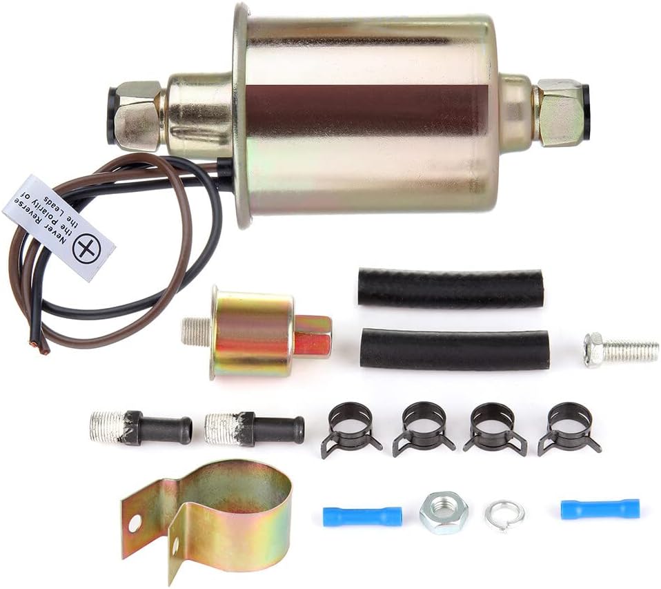 ECCPP E8012S Universal 12V Low Pressure Inline Fuel Pump 5-9PSI 30GPH