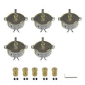 CHANCS 5PCS Synchron Motor Synchronous Turntable Motor TYC-50 60HZ 5-6RPM 110V Electric Motor for Cup Turner,Cuptisserie Rotator with 7mm Flexible Coupling Connector