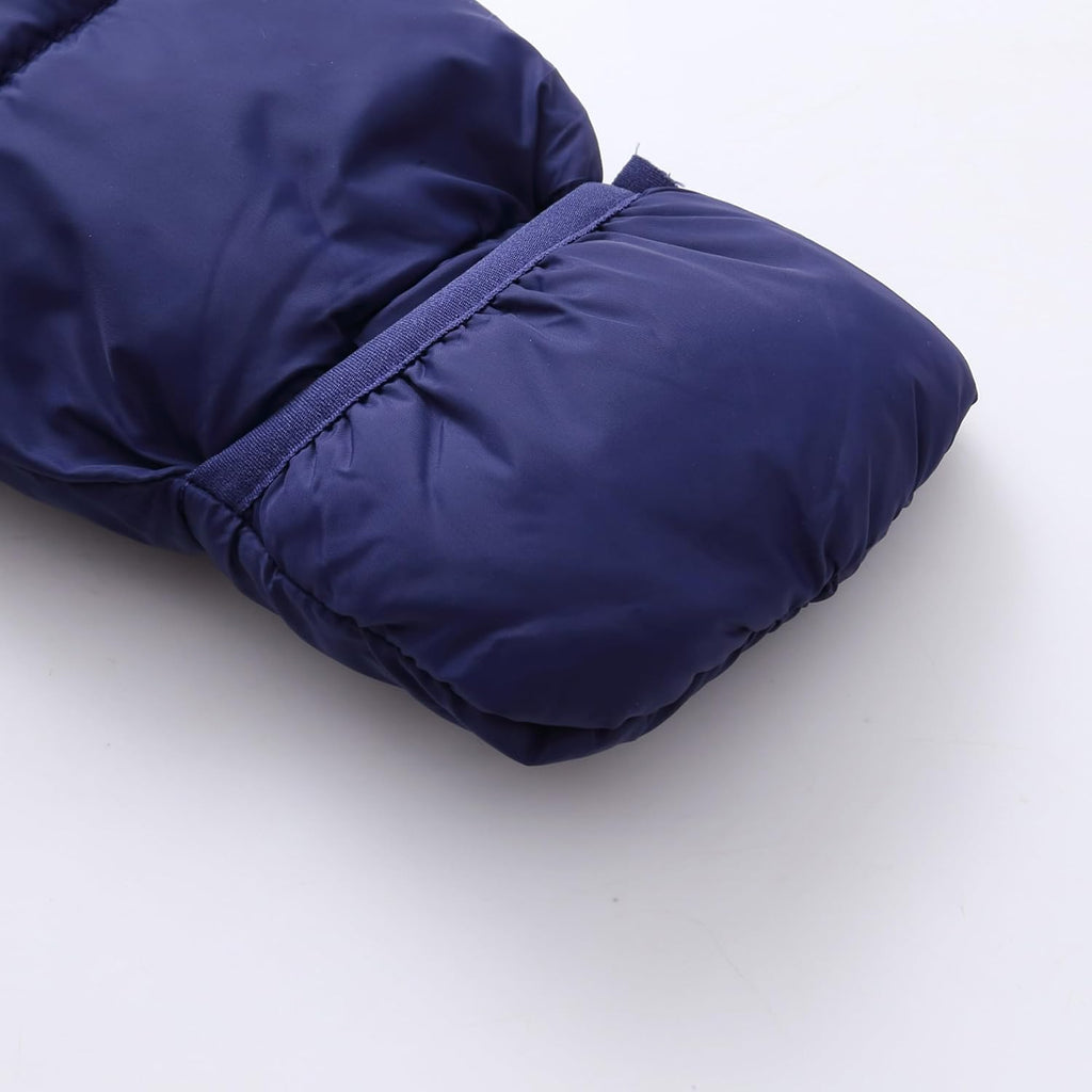 Baby Boys Girls Jumpsuit Fleece Lined Winter Coat 0-24 Months Romper Snowsuit Outwear