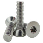 M6 x 25mm(20PCS) Flat Head Socket Cap Screws,(304 Stainless Steel)