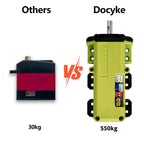 DOCYKE 550kg high torque digital servo 360° read encoder 2in1for DIY Robot