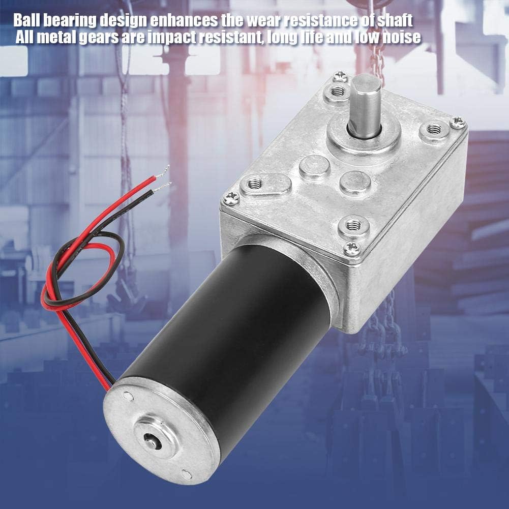 Worm Gear Motor, 12V 10RPM Reversible 8mm Shaft Gearbox