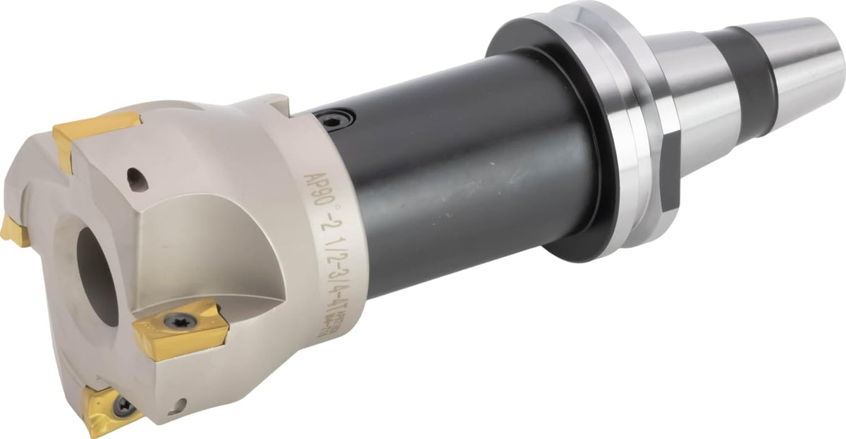 CME 2-1/2" Indexable Face Mill with ISO 30 Taper Arbor, 4 Fl