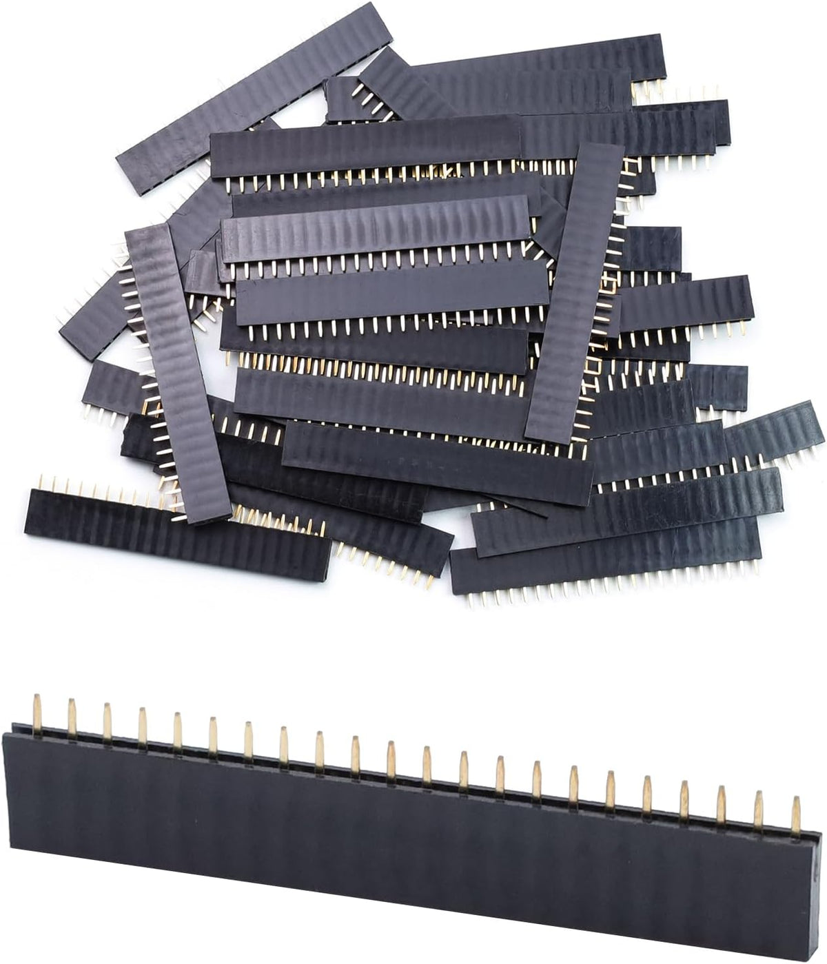 Female PCB Header 40 Pcs 22Way 2.54mm Pitch Connector