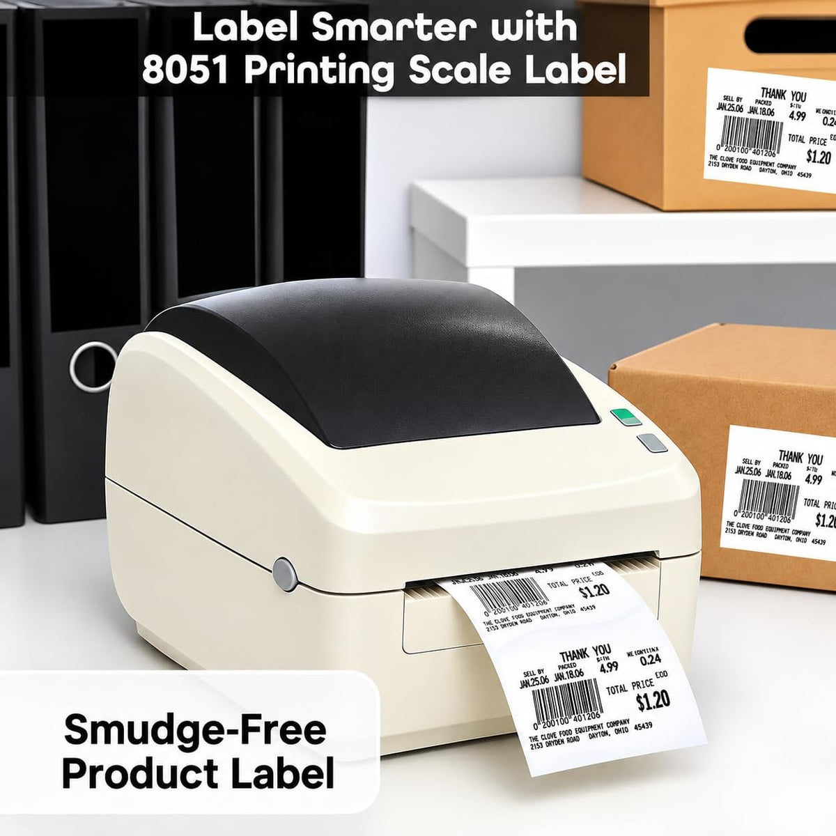 8051 Printing Scale Labels – Labels | Barcode Labels | Blank Label Continuous Roll | UPC Label | Commercial Label for