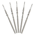 Watch Movement Stem Crown Kit, Silver, 5Pcs
