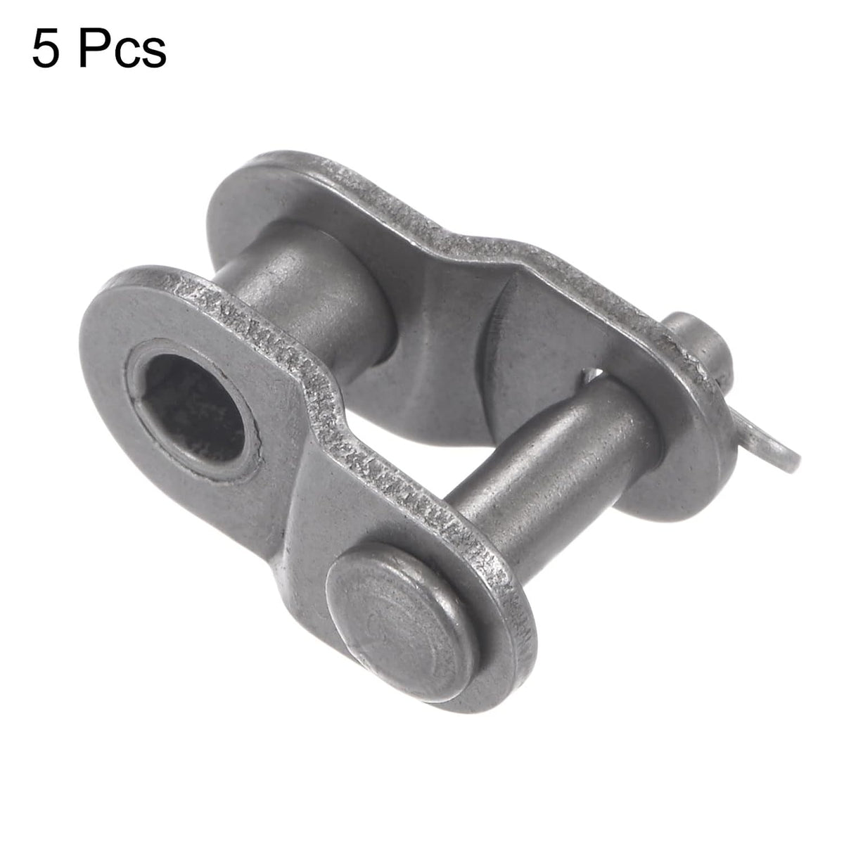 uxcell 5Pcs #35 Chain Offset Half Link Roller, 3/8" Pitch Carbon Steel, Standard Chain End Connector Split Links for 06C Chain
