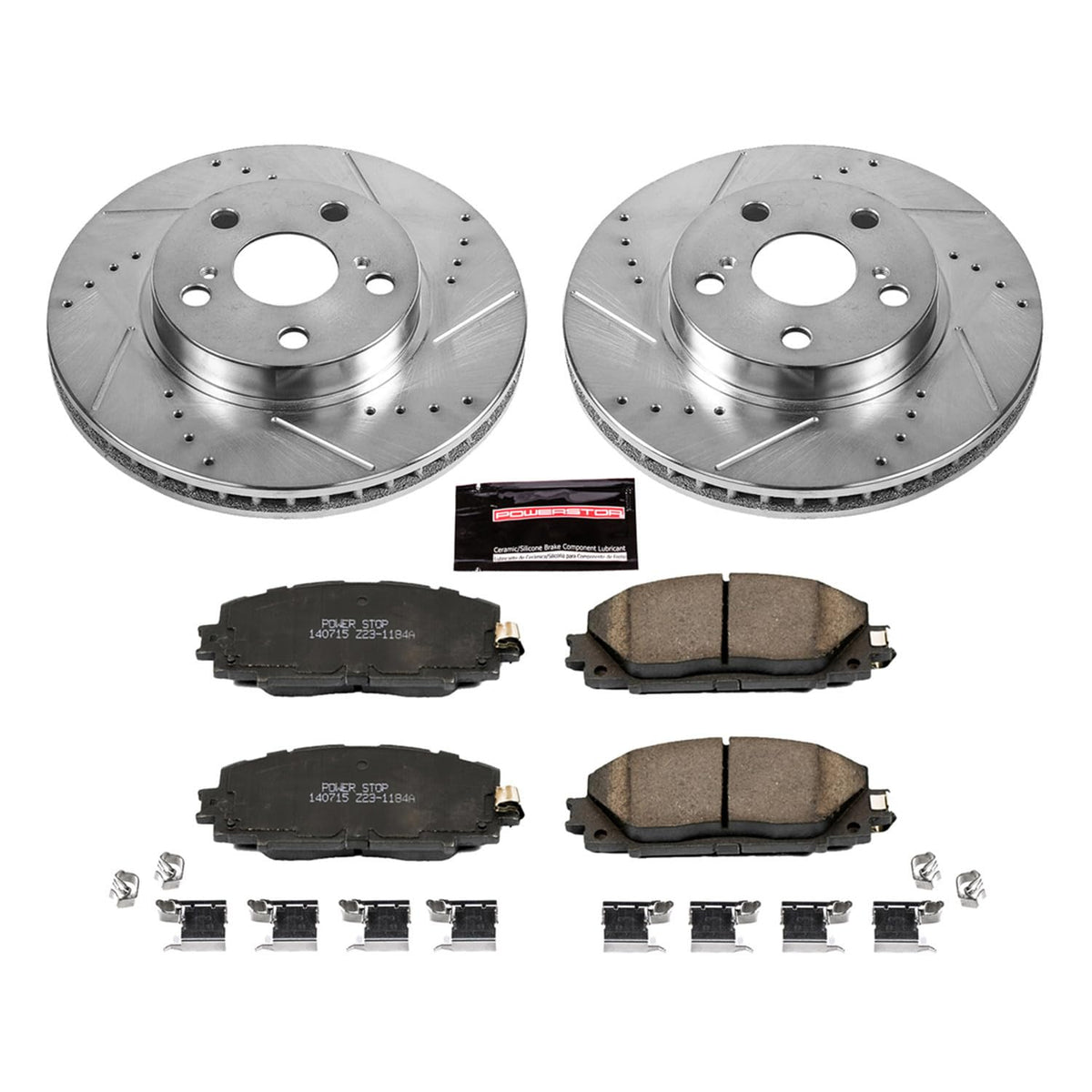 PowerStop Z23 Performance Brake Pad & Rotor Kit Front K5870