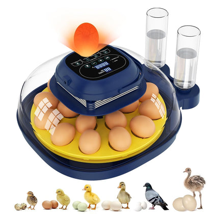 18-33 Egg Incubator for Hatching Eggs, Automatic Egg Turning, Egg Candler, Temperature/Humidity Control, Incubator