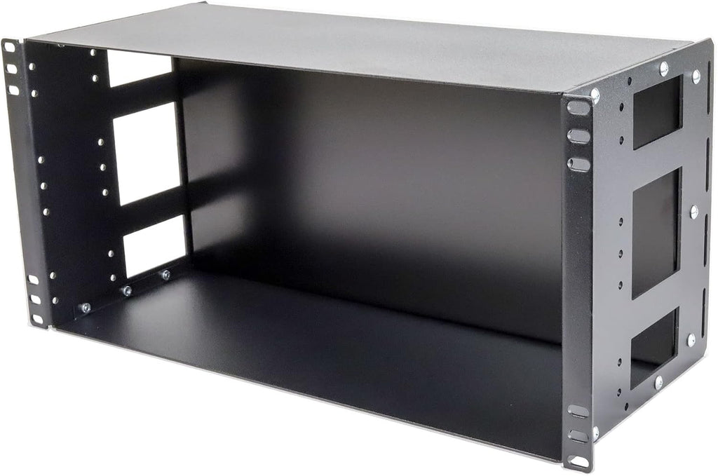 IRP208SB-5U Enclosed Rackmount 5U Compact 8 inch Adjustable Depth Solid Panel for 19 inch 2-Post Relay Rack or 4-Post Rack Cabinet