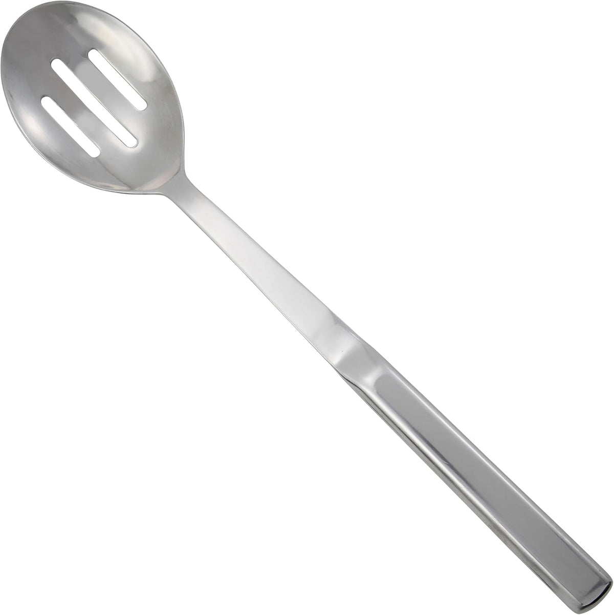 11 3/4" Slotted Stainless Steel Serving Spoon