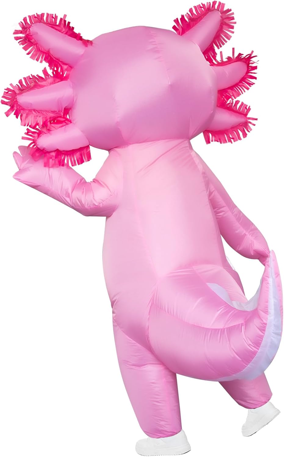 Inflatable Axolotl Costume for Kids Halloween Kid Blow Up Costume Deluxe Pink Costumes for Girls Boys Cosplay Party