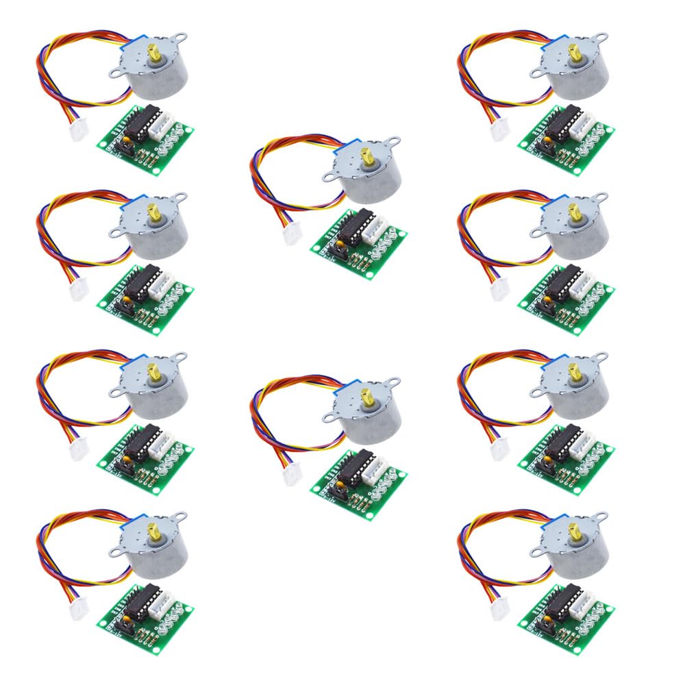 10sets 28BYJ-48 ULN2003 Stepper Motor ULN2003 Driver Module with Cable