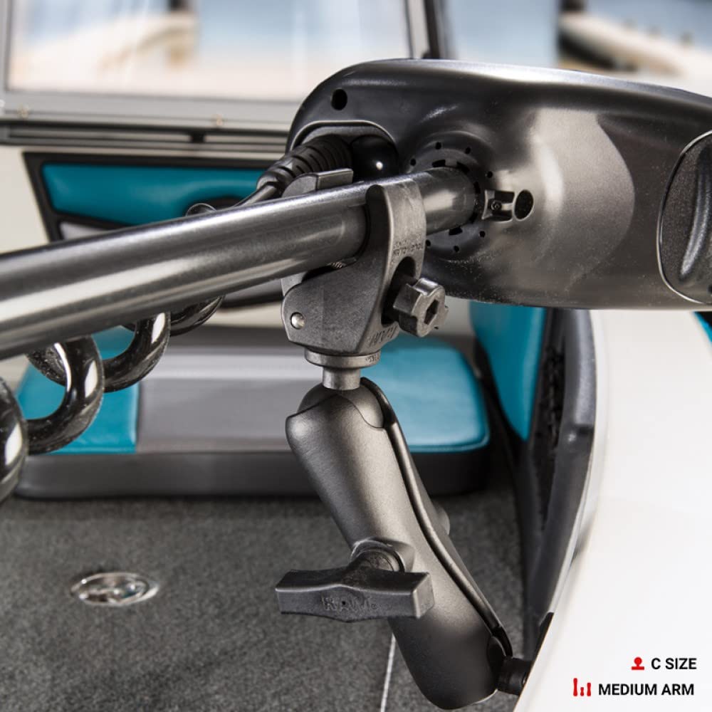 RAM Mounts Trolling Motor Stabilizer with Tough-Claw Rail Mount