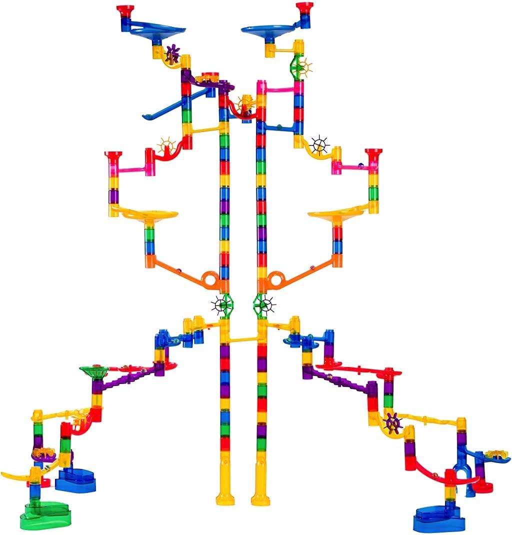 Marble Run Extreme Set, 300 Translucent Pieces, STEM Toy