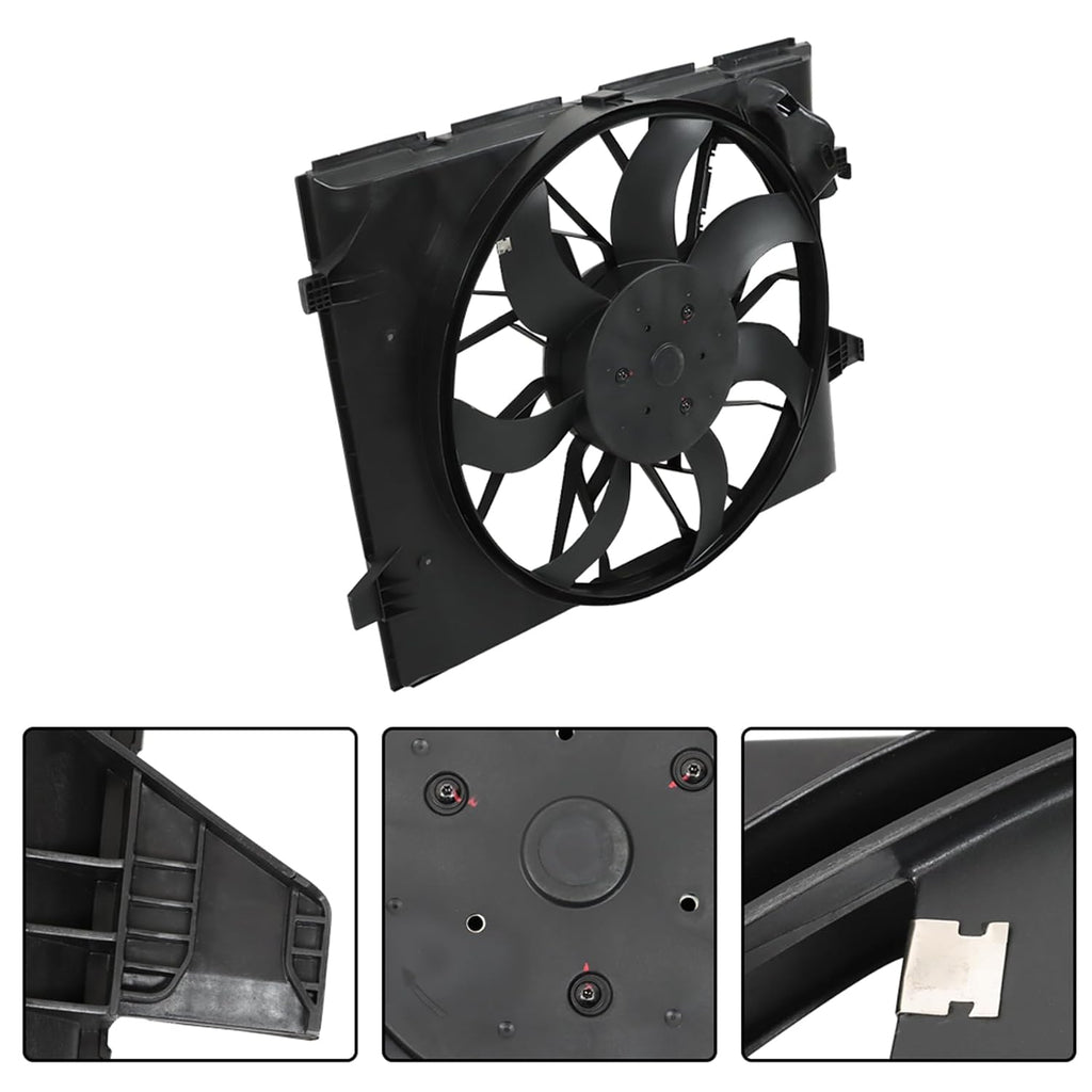 WFLNHB Automobile Radiator Fan Assembly Replacement for Grand Cherokee and Durango 2014-2020 52014787AC